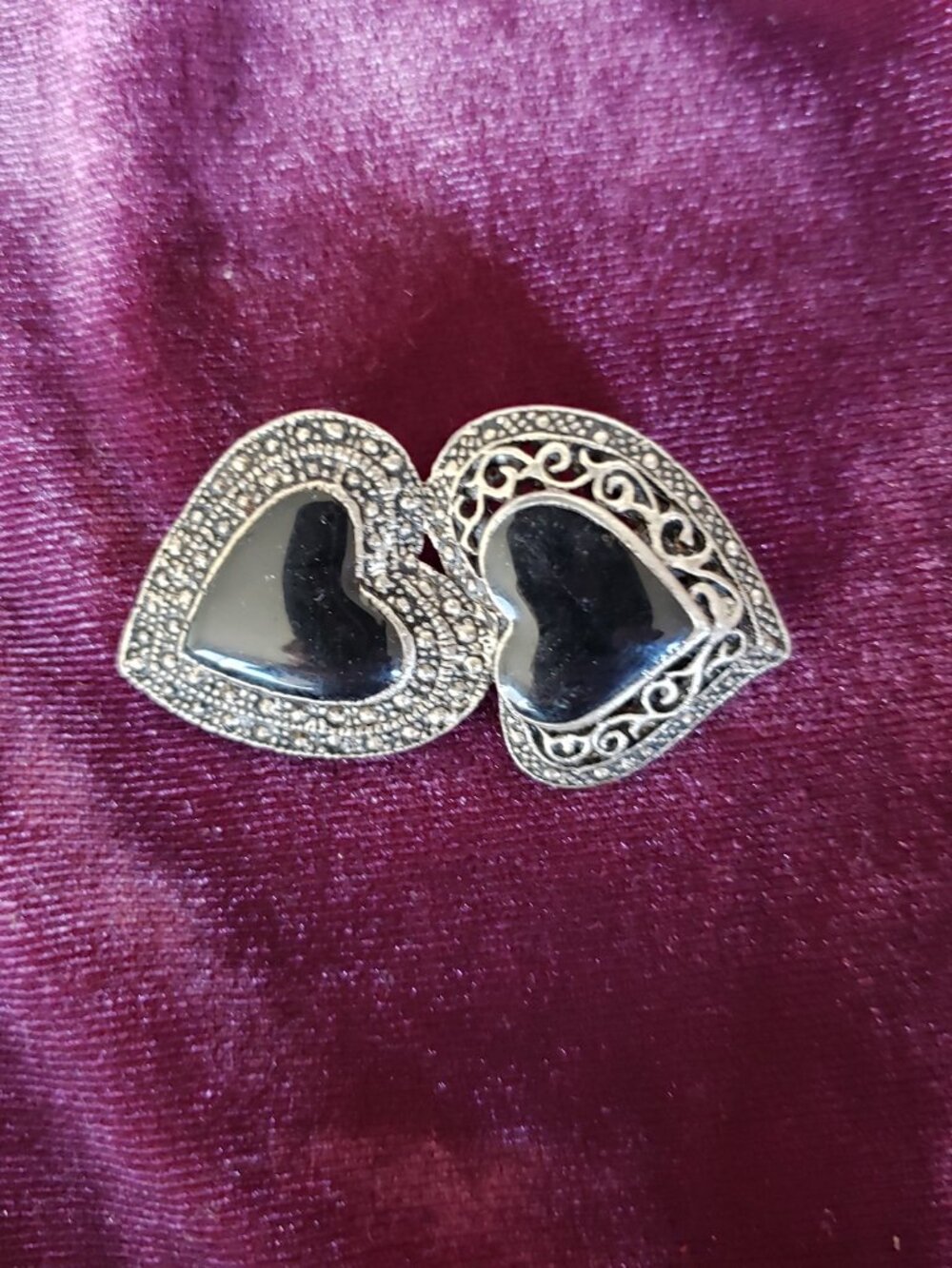 Brooch Two hearts 💗💗   #135 - Picture 4 of 4